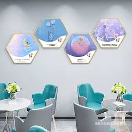 心理咨询室挂画学校走廊装饰画心灵图片壁画激励语录墙面装饰