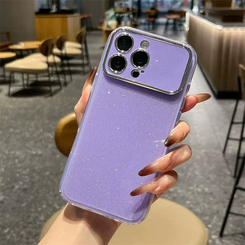 Чехол для телефона (Apple) совместимый с iPhone 17 Pro — трёхв-ный блестящий TPU-чехол для серий iPhone 11–17