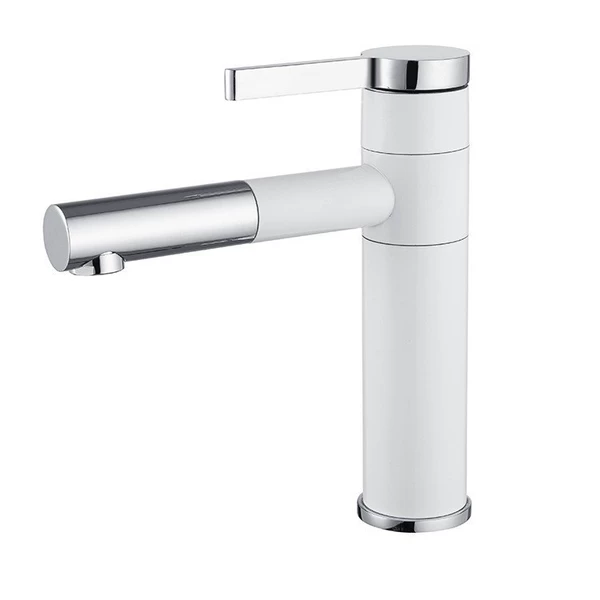 22356 white plus chrome short (with pulling function)