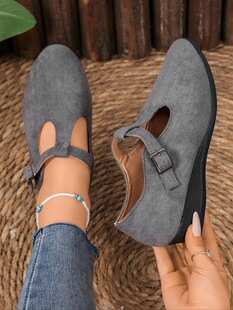S 27713 Pointed Toe Wedge Shoes ���^�¸���Ь