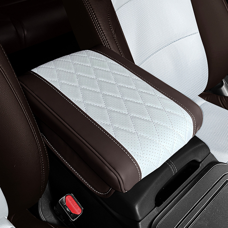 BYD – Armrest box pad Pad for BYD - black-white