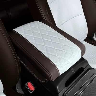 Armrest box pad Song PLUSDMI/PRO Yuan PLUS/UP Armrest - memory-foam-booster-pad-coffee-white