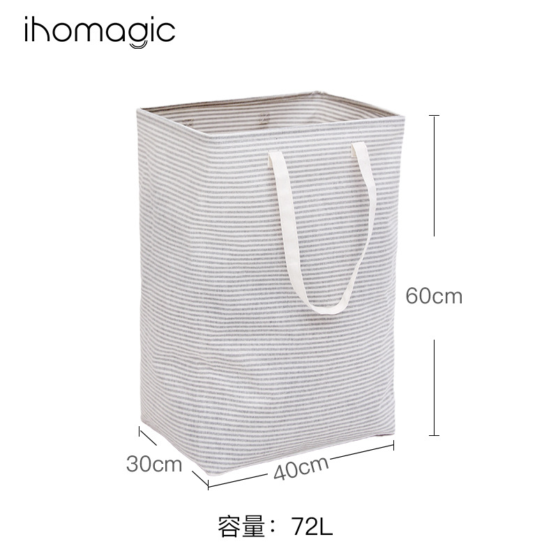 Folding laundry basket Fabric art Dirty clothes Storage Debris Storage baskets Clothing Storage bag