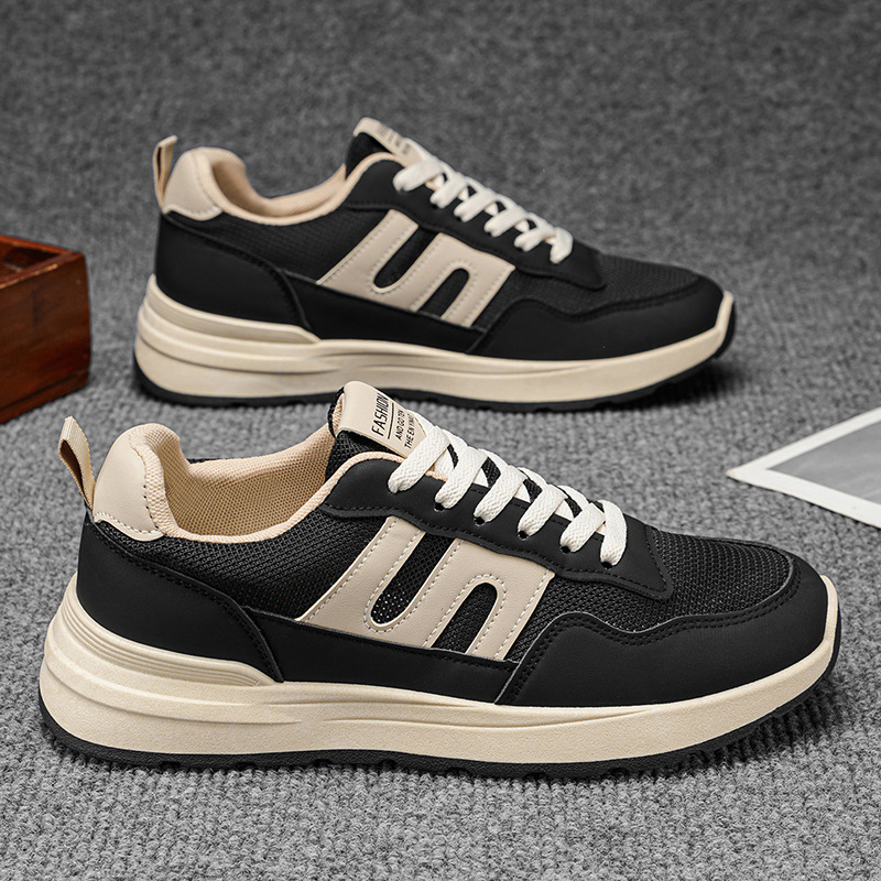 2026 nuevos zapatos de hombre de verano mesh transpirable versátil zapatos deportivos casuales para hombre correr zapatos de suela gruesa para estudiantes