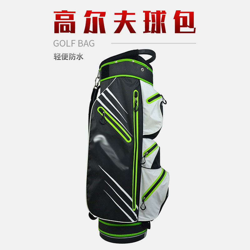 2024 europeo y americano nuevo impermeable bolsa de golf pu material bolsa de golf ligero cesta Bolsa De fábrica al por mayor