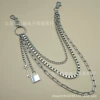 Pants chain white k