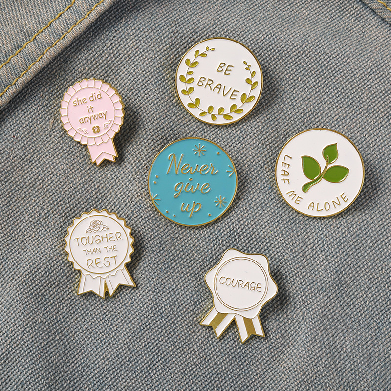 Fashion Pin Geometric Alloy Stoving Varnish No Inlaid Unisex Brooches display picture 6