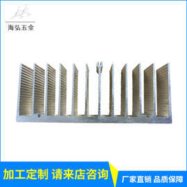 电子散热片 路由器电源外壳散热片 led灯饰大功率铝型材散热器
