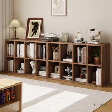 实木书架落地自由组合矮书柜幼儿园格子柜家用收纳置物柜儿童柜子
