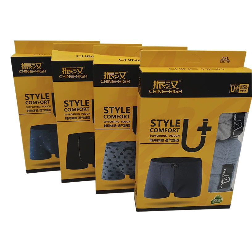 2 шорты в штучной упаковке Zhenhan Брюки в штучной упаковке Мужские боксеры из чистого хлопка для молодежи и среднего возраста Удобные однотонные брюки из модала