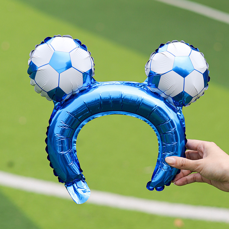Nuevo transfronterizo 2026 Copa del Mundo globo de fútbol decoración de modelado camiseta globo suministros de fiesta de la Copa de Europa