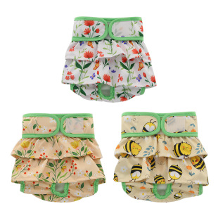 Pet Pants Gou Bei New Dog Menstral Pants Bitch Anti-Harassment Estrus Panties Skirt Bitch Diaper Pants