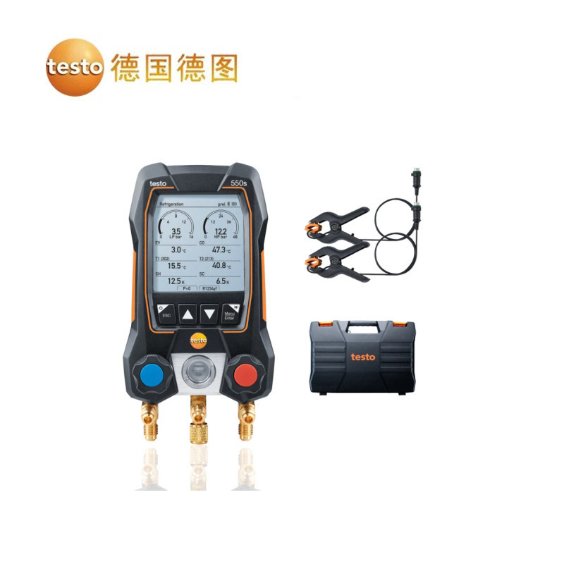 testo550S ����������ý����������ǯ���¶�̽ͷѹ�����յ��ӷ���