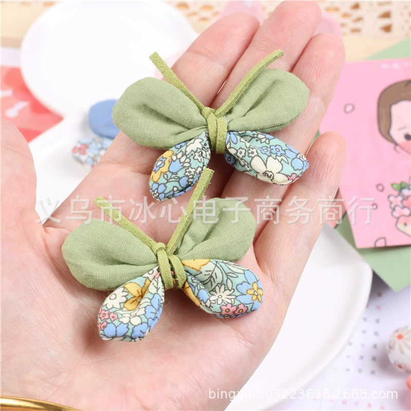 Летняя hair accessory handmade, материал, ткань с бабочкой, обувь, коллекция 2021 года, цветочный принт