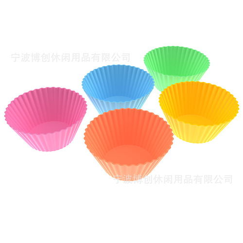 Baking Tools Pudding Jelly Puff Mousse Fryer Round Cyclone Spiral Silicone 7cm Muffin Cup Cake Cup