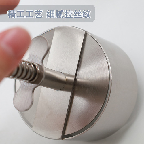 Stainless steel push-type all-steel hamburger meat press, meat patty pressing mold for making beef patties and rice balls, pie press