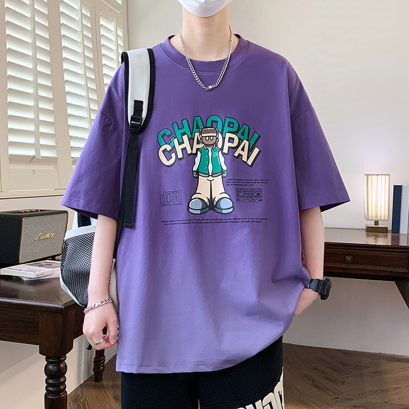 Junior high school students 12-15 years old boy summer 13 short-sleeved t-shirt 14 cotton half-sleeved 16 teenagers big children's clothes 17