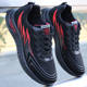 Men's Casual Shoes Cross-border Foreign Trade Men's Shoes Soft Sole Non-slip Running Shoes Black Leather Men's All-match Running sneaker