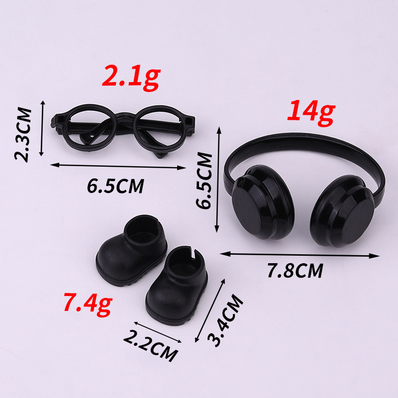 ヘッドフォンに適した 17 センチメートル Labubu ヘッドフォン 10cm 人形 labubu ヘッドセットベビー服アクセサリー靴服アクセサリー|undefined