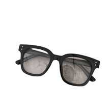 黑框眼镜韩版复古网红款方形色粗平光女显瘦素颜凹造型近视架厂家