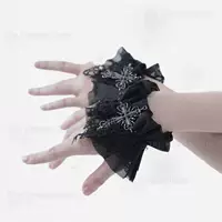 Оригинальная Готическая Субкультура с двухслойной сеткой из сломанной кости, японский мягкий сестринский металлический перекрестный костюм на запястье