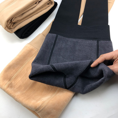 320克冬季羊绒一体裤锦纶面膜光腿神器加绒加厚打底裤芭比裤保暖