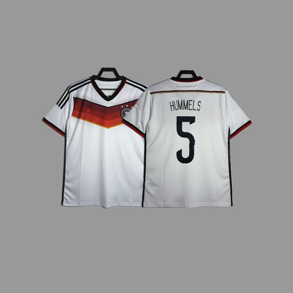 2014 Germany Home White + Printed No. 5