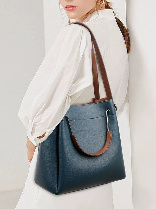Shoulder bag, spring capacious one-shoulder bag, city style