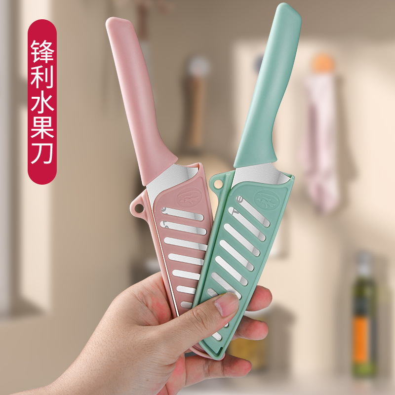 Cuchillo de frutas cuchillo de pelado doméstico cuchillo multifuncional cuchillo de fruta de melón grande cuchillo portátil de cocina cuchillo de corte de verduras para dormitorio