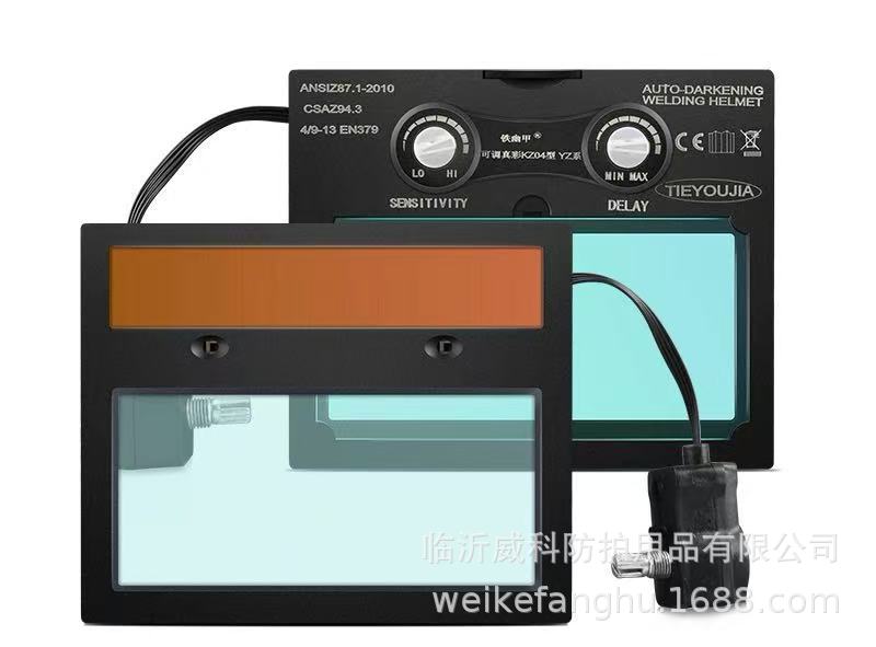 Lente de soldadura con oscurecimiento automático de color verdadero, máscara protectora para soldador LCD con energía solar, máscara de protección ocular anti-UV image 8