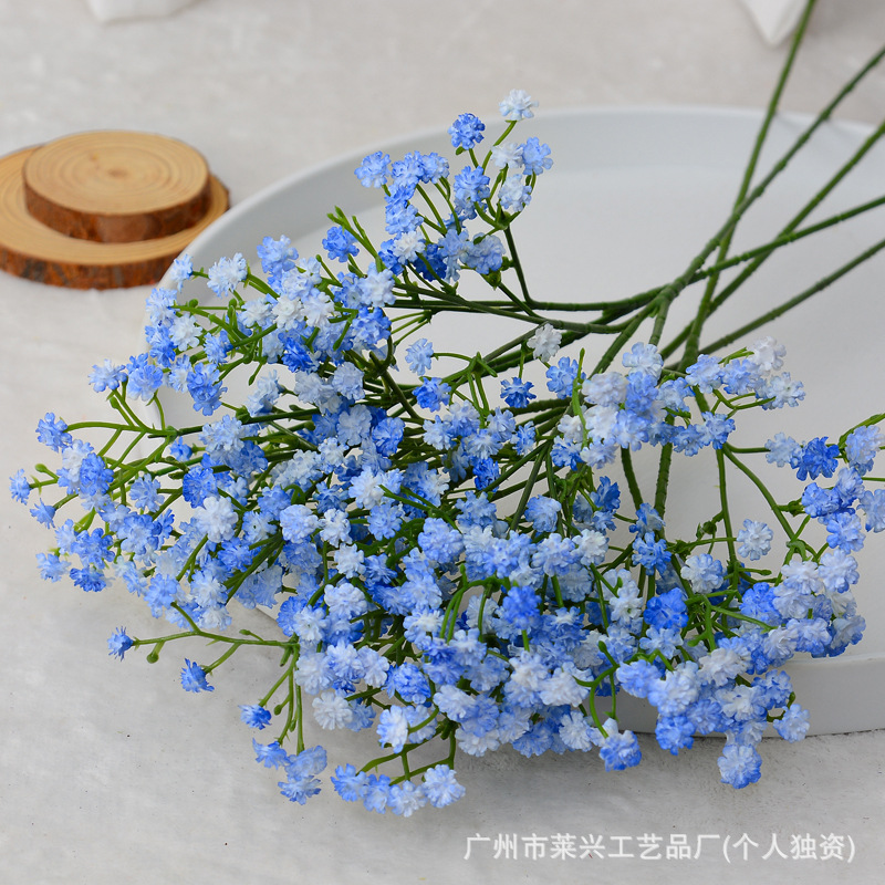 Gypsophila artificial de goma suave para ramos