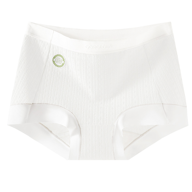 Ropa interior de algodón de grado médico de clase A, sin costuras, cintura media, entrepierna antibacteriana, ropa interior transpirable, calzoncillos cortos y pequeños boxer para mujer