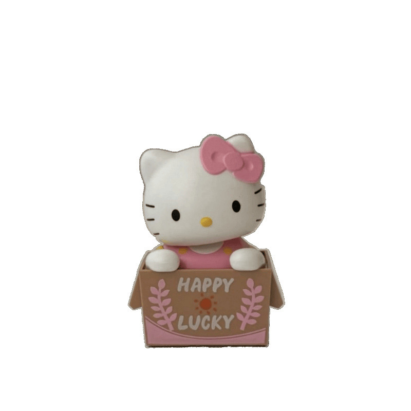 卡通凯蒂车载HelloKitty可爱汽车公仔装饰中控台摆件|undefined
