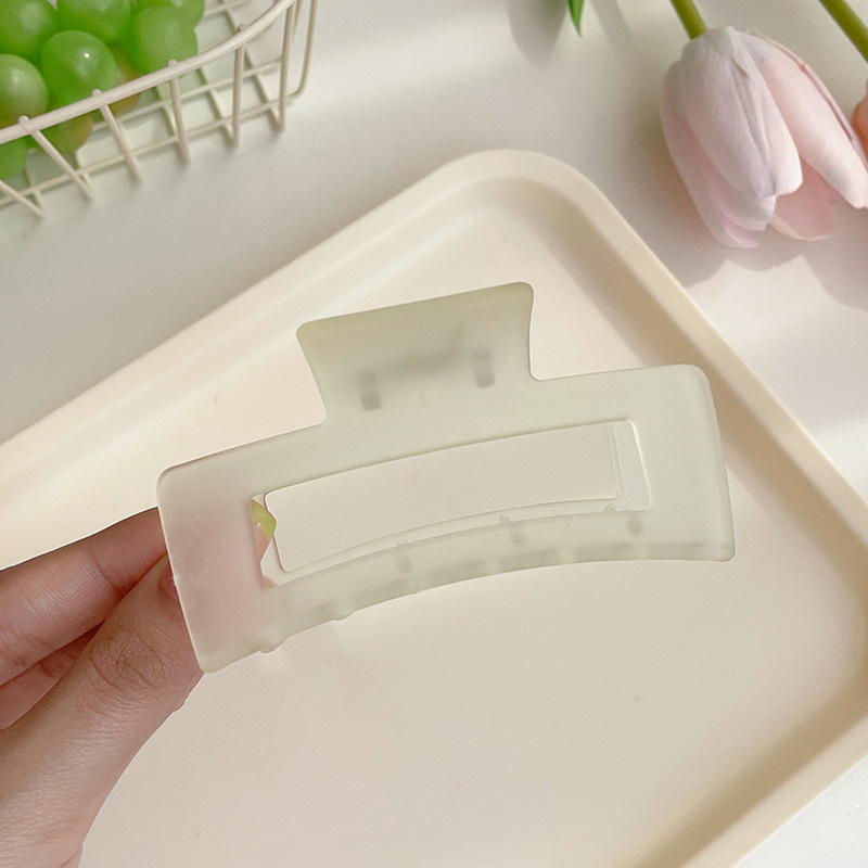 13cm Volumen de pelo clip de tiburón grande clip de pelo cuadrado de nuevo cabeza clip de pelo tocado updo clip de pelo chica