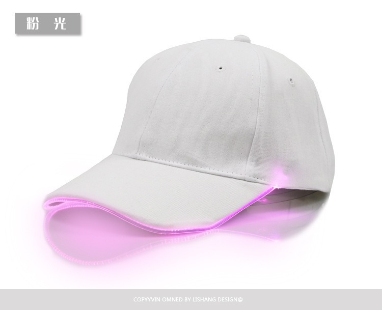 Amazon suministro LED sombrero luminoso sombrero luminoso nocturno sombrero sombrero al aire libre sombrero de estilo de béisbol al por mayor