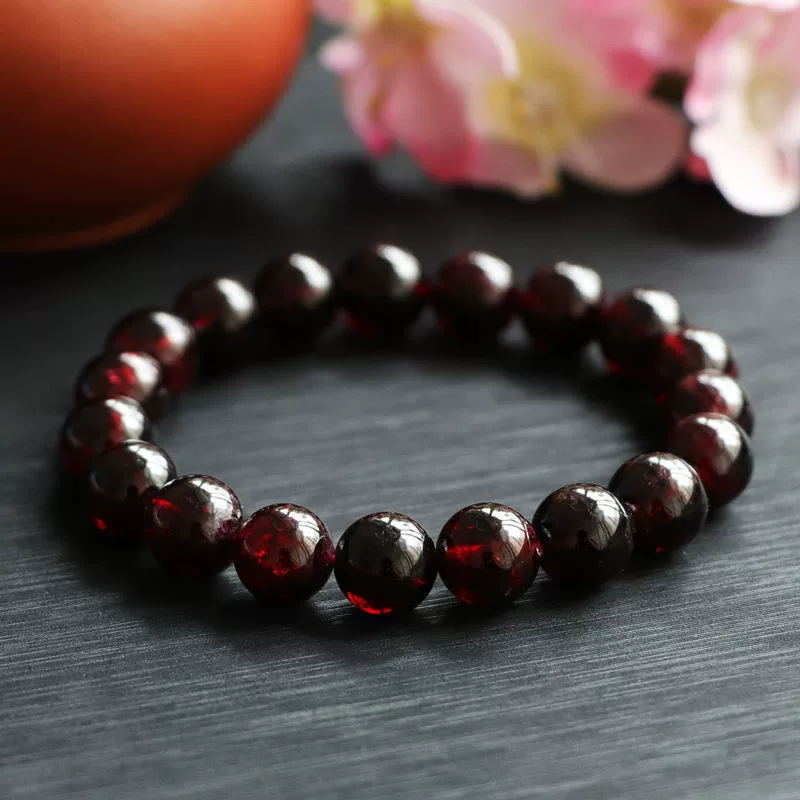 Браслет из натурального граната Гуань Ю, 9 мм, разноцветный, из бразильского кристалла, оптовая продажа с фабрики, дропшиппинг S4030906