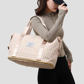 批发新款旅行包女短途手提包大容量可折叠旅行袋2-3天旅游行李包