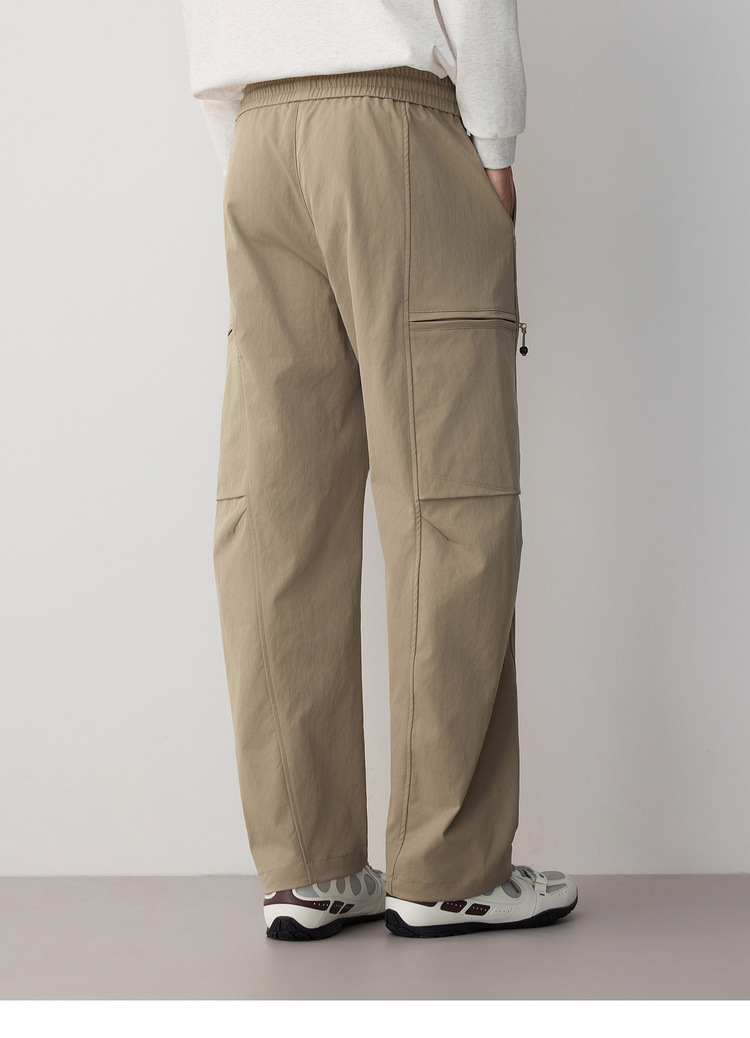 Quần thể thao nam kiểu dáng thành phố, chất liệu kaki, phong cách công sở — đen chi tiết 16