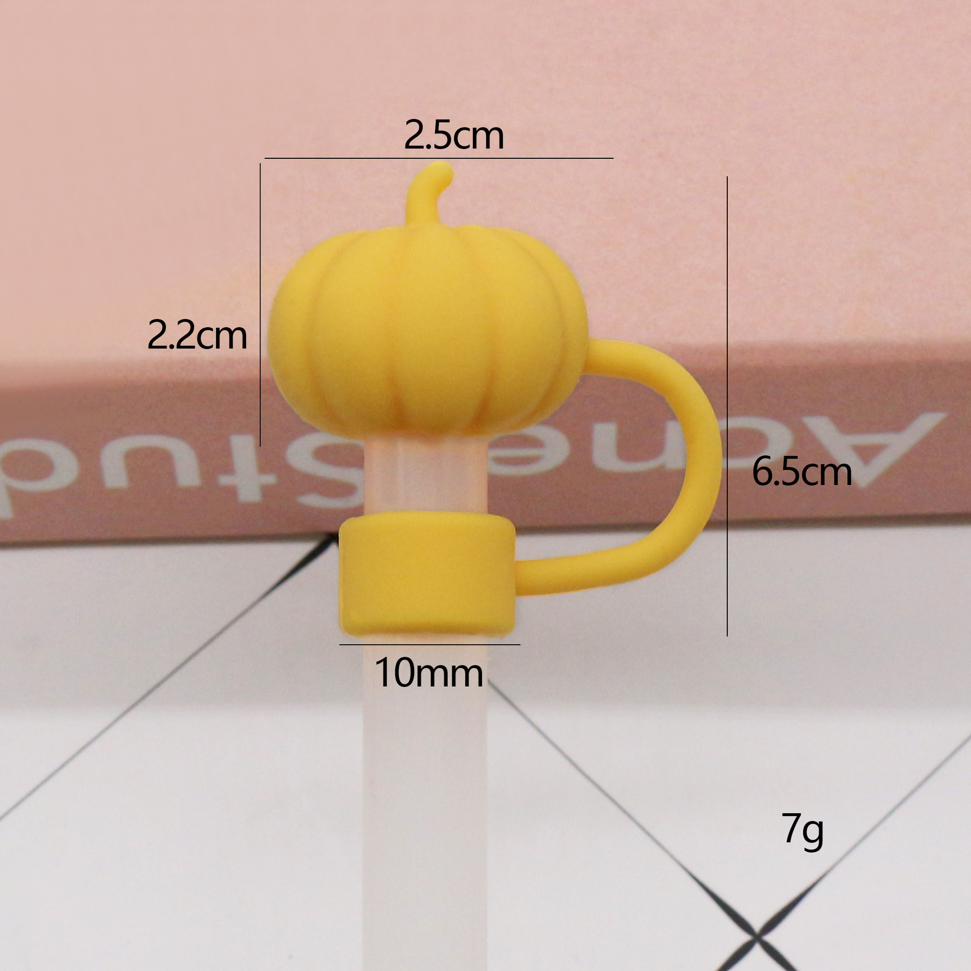 Nueva tapa de pajita de silicona 8-10mm linda muñeca de flores tapa a prueba de polvo se puede reciclar cubierta de pajita transfronteriza