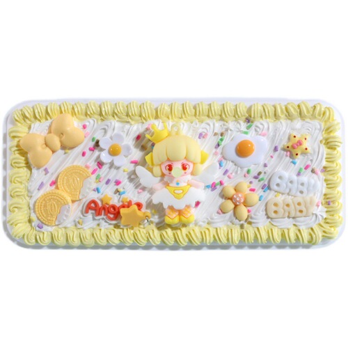 Cream glue DIY creative stationery box making material package Elementary school students’ educational handmade cream glue stationery box wholesale