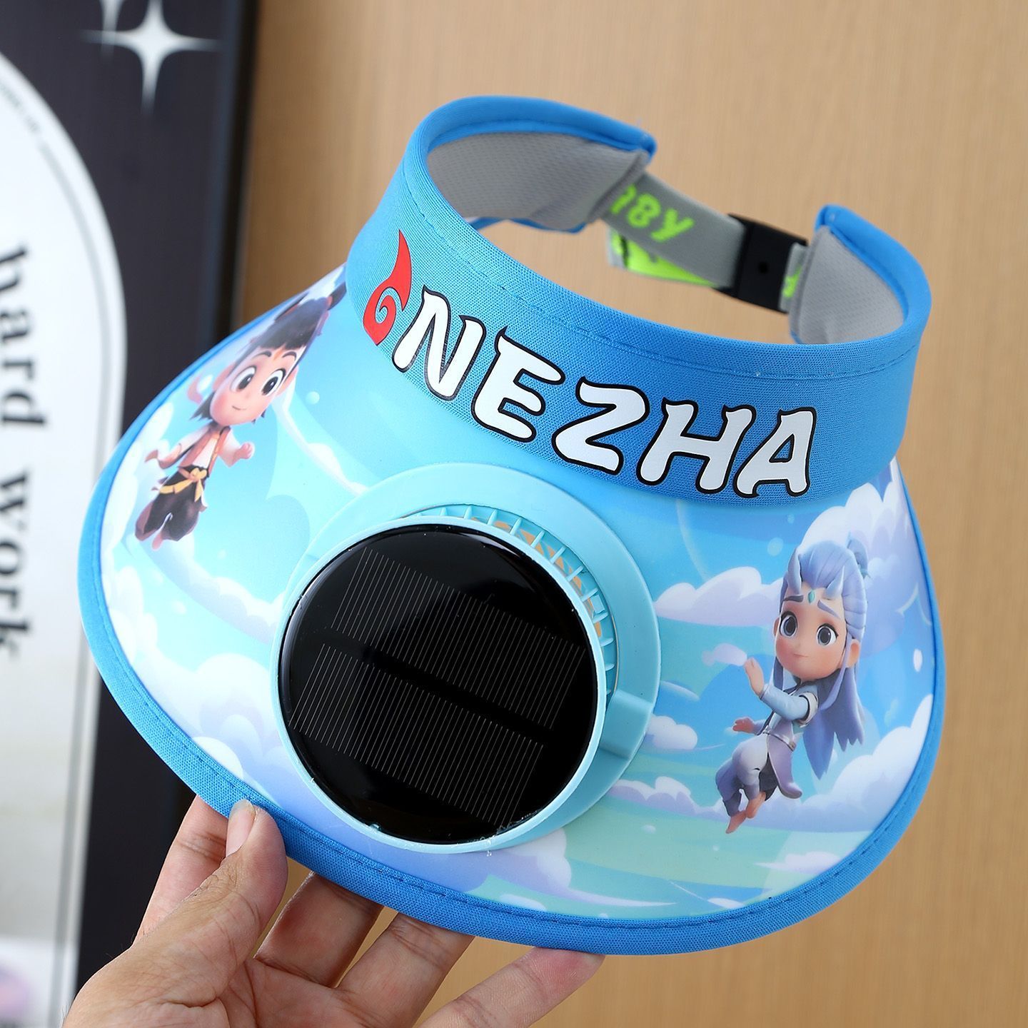 업그레이드 모델 [나자 솔라팬캡] - 라이트블루