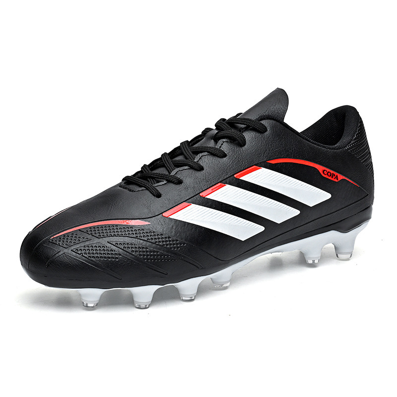 Cross-Border Factory Direct Sales Football Shoes Wholesale Adult Grass Training Shoes Tf Cleats Elementary School Students' Sports Soccer Shoes
