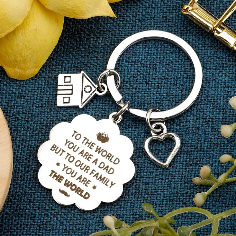 Key Ring birthday gift gift for dad gift for Father gift for daughter gift for dad son
