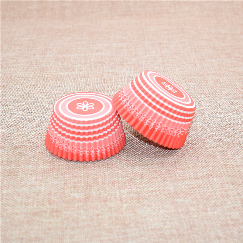 Manufacturer Direct Supply Oil-Resistant Printed Oil Paper, Wholesale 12cm High-Temperature Resistant Food Grade Muffin Round Cake Pan Liner