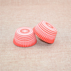 Manufacturer Direct Supply Oil-Resistant Printed Oil Paper, Wholesale 12cm High-Temperature Resistant Food Grade Muffin Round Cake Pan Liner