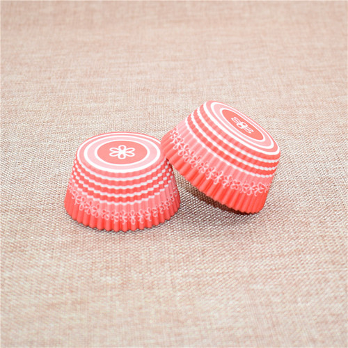 Wholesale high-temperature resistant oil-proof cake paper cups, printed 8 cm cake paper trays, snow beauty muffin cake cups