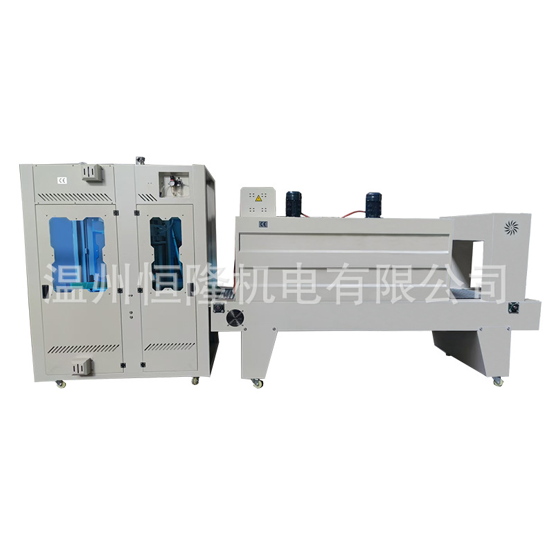 Máquina de envasado de encogimiento térmico tipo manguito de alta velocidad industrial de cartón de botella de bebidas máquina de envasado de película máquina de cubierta de película personalizada