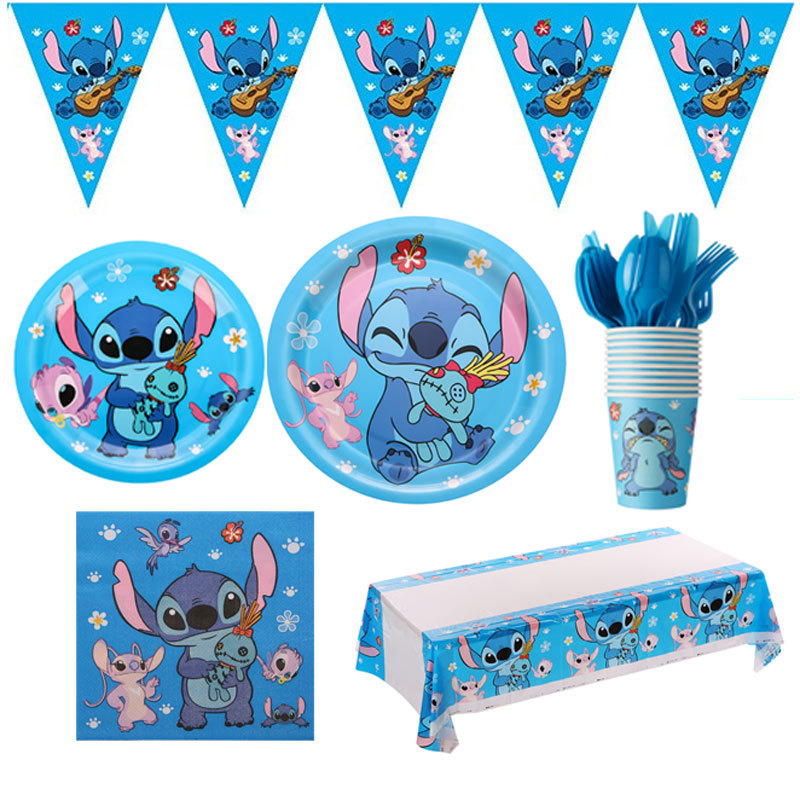 Tercera generación de fiesta de cumpleaños infantil decoración bandeja de papel desechable toallas de papel bandeja toallas de mesa set de globos