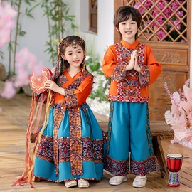 童汉服;童民族服装;儿童表演服