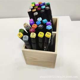 木质笔筒办公用品桌面化妆刷收纳盒创意时尚多功能学生文具盒木质